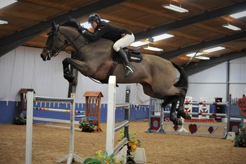 Derek Morton is victorious in the Winter Grand Prix at SouthView Competition and Training Centre